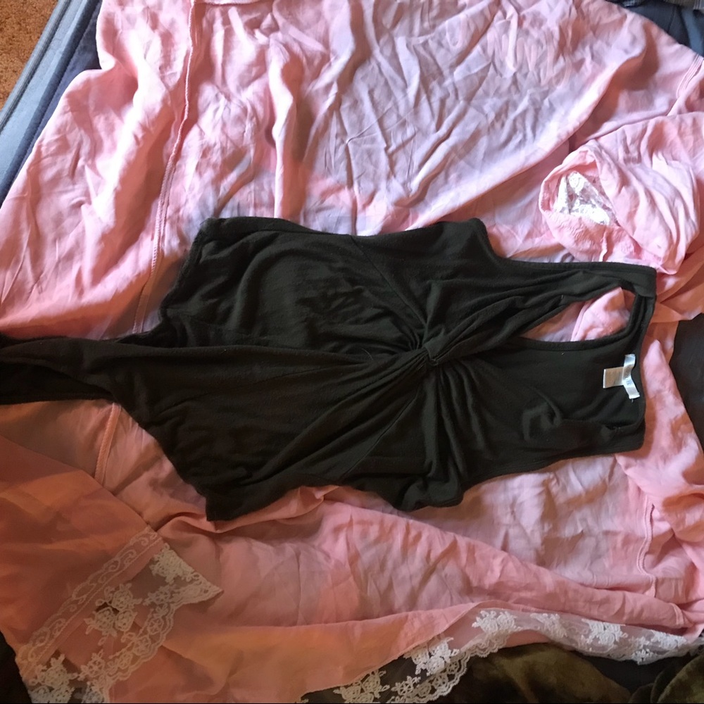 Olive green unitard
